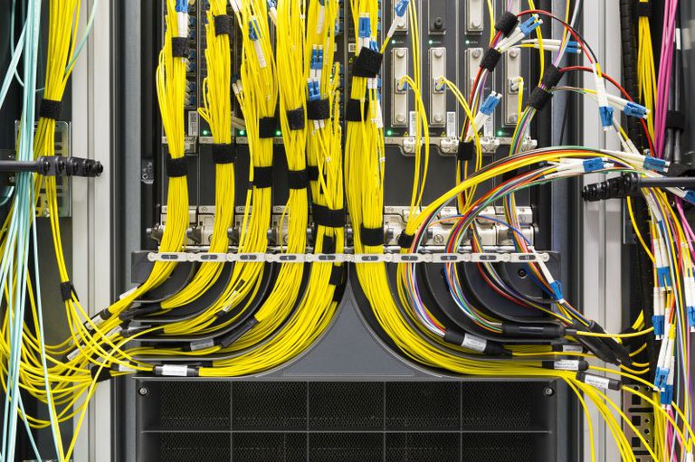 Kabel im Serverschrank