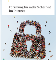 Deckblatt Flyer Forschung für mehr Sicherheit im Internet